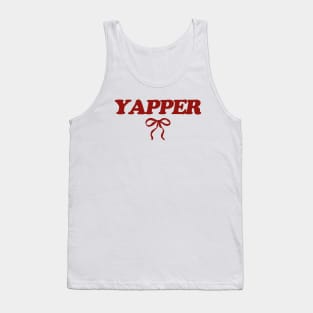 Yapper Y2k Tee, Y2K Slogan Shirt, Coquette Aesthetic Tank Top